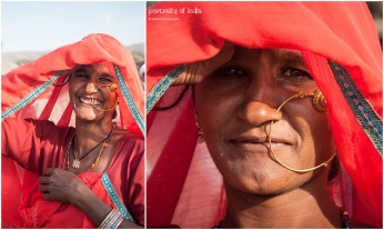 A lovely cheerful woman at Pushkar, Rajasthan