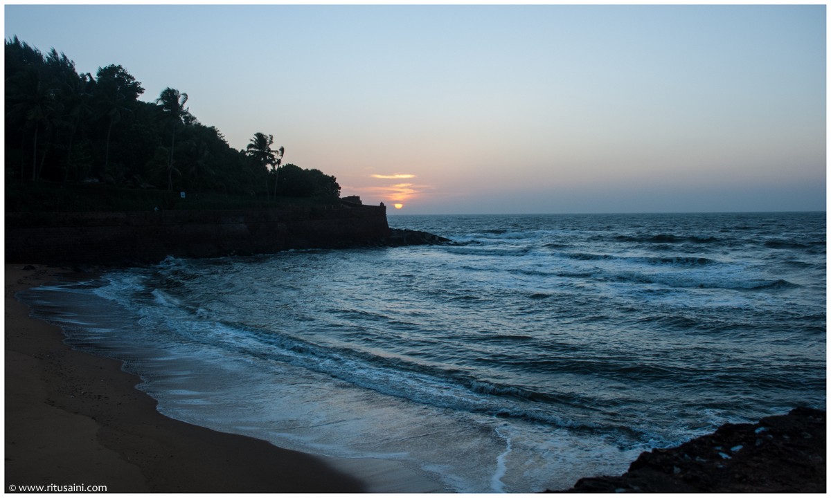 A romantic sunset at Goa