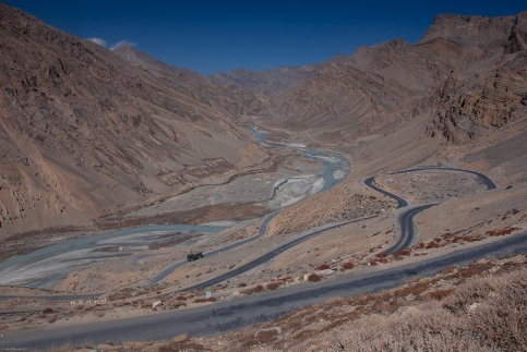 Meandering roads near Pang